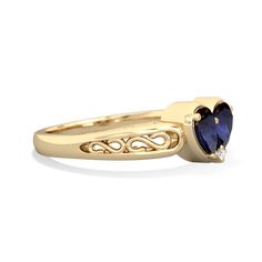 This filligree ring features two 5X3mm pear-cut center stones, a sapphire and , accented by a sparkling diamond in 14K Yellow Gold. Part of our 'one heart' collection, you can select the birthstones of your loved ones to combine into one loving heart. Luxury Lab-created Sapphire Birthstone Ring, Filligree Ring, Girlfriend Ring, Alexandrite Jewelry, Loving Heart, Sparkling Diamond, Rare Gemstones, Sapphire Jewelry, Sparkle Diamonds