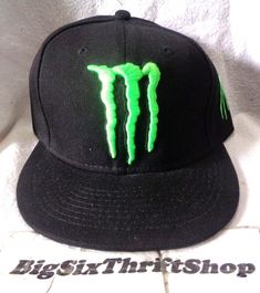 Monster Energy Snapback Hat Cap  The snapback cap is used no rips, tears but I did notice stains, check out the picture. because they are part of the description  Looking for more great deals check out my other auctions. I have that listed this week , it will make a great gift set. I have plenty items listed this week. Looking for other jersey go check out the rest of my auctions. Something for everybody. THIS HAT  WILL BE SHIPPED IN  A BOX! I have many more rare items and vintage jersey listed Monster Hat, Rare Items, Vintage Jerseys, Monster Energy, Snapback Cap, Hat Cap, Snapback Hat, In A Box, Snapback Hats