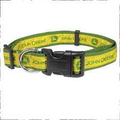 Pets First John Deere Pet Collar. Licensed Dog Collar, Large Collar for Dogs & Cats. A Shiny Colorful Cat by All Farmers, Con Snap Lock, Daily Walk, Dog Collars & Leashes, Small Pet, Canine Companions, Cat Colors, Dog Harness