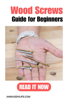 wood screws guide for beginners to read it now with text overlaying the image