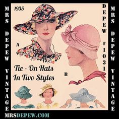 Millinery Diy, 1930s Hats, Barbie Hat, Dress Making Patterns, Couture Vintage, Bag Patterns To Sew, Oui Oui, Vintage Sewing Patterns, Hat Pattern