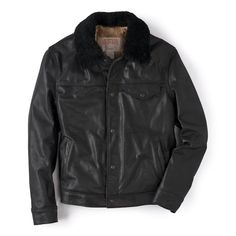 A USA-made leather jacket, crafted with genuine buffalo leather Buffalo Leather, Leather Jacket, Leather, Black