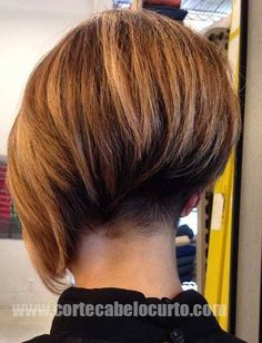 Back Of Bob Haircut, Bob Haircut Back View, Penteado Cabelo Curto, Hair Stuff