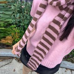 Y2K Skinny Scarf Stripe Long Thin Slinky Vintage Knit Scarf Women Belt Casual  | eBay Stripe Scarf Knit, Knit Scarf Women, Ribbon Scarf, Brown Scarves, Women Belt, Striped Scarves, Patterned Scarves, Neck Scarf, Fashion Korean