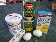 eggs, yogurt and other ingredients on a table