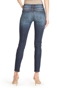 A hint of stretch enhances the ultra-svelte silhouette of ankle-length skinny jeans that are sure to have a regular spot in your wardrobe rotation. 29" regular inseam; 10" leg opening; 8 1/2" front rise; 14" back rise (size 29) Zip fly with button closure Five-pocket style 93% cotton, 5% polyester, 2% spandex Machine wash, tumble dry Imported BP. Versatile Fitted Straight Leg Jeggings, Fitted Straight Leg Jeggings, Versatile Fitted Jeans With Tapered Leg, Versatile Fitted Tapered Leg Jeans, Classic Fitted Mid-rise Jeggings, Spring Straight Leg Jeggings, Spring Fitted Straight Leg Jeggings, Versatile Full-length Fitted Jeans, Versatile Fitted Full-length Jeans