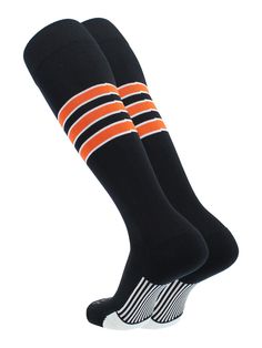 PRICES MAY VARY. PERFECT BASEBALL or SOFTBALL SOCKS: MadSportsStuff partnered with TCK to create world class baseball socks in a classic 3 stripe design and over the calf length. These baseball socks are offered in classic team colors and are sure to be a hit with your favorite baseball or softball player! These are also an excellent choice for team socks. ACCURATE SIZING: TCK Sock Size: Small - Youth Shoe Size 12-5, Medium - Womens Shoe Size 5-10 Mens Shoe Size 5-9, Large - Womens Shoe Size 10- Black Breathable Sporty Knee-high Socks, Sporty Black Breathable Knee-high Socks, Black Sports Socks, Black Knee-high Sports Socks, Casual Black Socks For Sports Events, Size 13 Womens Shoes, Softball Socks, Bike Socks, Team Socks