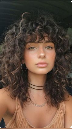 Curlie Hairstyles, Shaggy Curly Hair, Zicxa Photos, Glamorous Hairstyles, Natural Curly Hair Cuts, Wavy Hairstyle, Haircut Women, Hairstyles Wavy, Hairstyles Curls