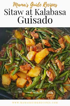 budget ulam - Mama's Guide Recipes Sitaw Recipe, Pinakbet Recipe, Filipino Vegetable Recipes, Guisado Recipe, Pilipino Food Recipe, Phillipino Food, Pinoy Dishes, Easy Filipino Recipes, Food Filipino