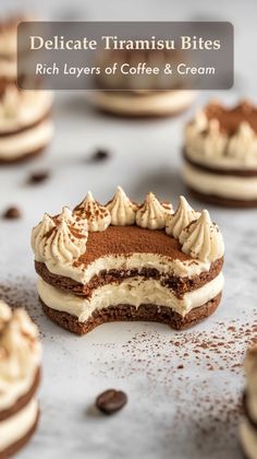 some cookies with cream frosting and chocolate chips