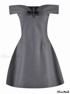 Olivia Mark - Sophisticated Shoulder Bow Dress with Sensual Appeal Virgo Rising, Terry Cloth Dress, Tie Maxi Dress, Mid Length Sleeves, Resort Dresses, Sophisticated Dress, Bow Dress, Silk Print Dress, Solid Color Dress