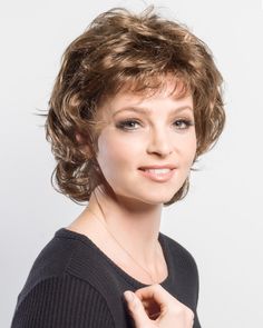 Hair Length: Front 3" | Sides 5" | Nape 5.75" Weight: 2.6 oz. Soft Curls A very feminine approach. Feathery Layers, Voluminous Bob, Wig Outlet, Vivica Fox Wigs, Ponytail Hair Piece, Best Wig Outlet, Kids Wigs, Monofilament Wigs, Women's Wigs