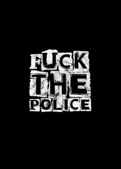 a black and white photo with the words flick the police on it