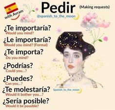 a poster with an image of a woman's face and the words pedir