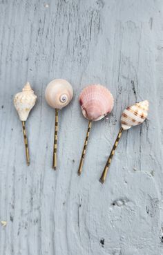 Beautiful seashell hair pins perfect for any mermaid! Hand selected from world-famous Siesta Key Beach, Florida! No mollusks are ever harmed in the making of my products. Siesta Key Beach Florida, Mermaid Beach Decor, Seashells Hair Accessories, Seashell Hair, Siesta Key Beach, Beachy Hair, Hair Grips, Mermaid Beach, Siesta Key