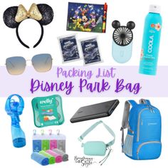 there are many items that can be found at the disneyland park bag giveaway event