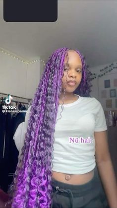 Purple And Black Braids Hairstyles, Purple Cornrows, Purple Twists, The Butterfly Haircut, Black Kids Braids Hairstyles, Weave Hairstyles Braided, Parting Hair, Butterfly Haircut, Hairstyle Tips