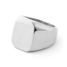 Gravel | Silver-Tone Stainless Steel With White Howlite Signet Ring | In stock! | Lucleon Ring Size Adjuster, Mens Rings Fashion, Masonic Ring, Guy Stuff, Titanium Ring, Stylish Rings, Trendy Ring, Ceramic Rings, Wolfram