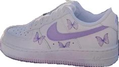 Custom Air Force One Lilac Butterfly Af1-oicustom Nike Air Force 1 Casual Shoes For Light Sports, Casual Purple Nike Air Force 1, Casual Purple Nike Air Force 1 For Sports, Casual Nike Air Force 1 In Purple, Lilac Butterfly, Air Force One, Force One, Air Force Ones, Custom Sneakers