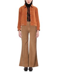 velvet, ribbed, brand logo, solid color, high waisted, flared cut, regular fit, 2 buttons, zipper closure, five pockets, stretch , Color: Camel , Size: 27 Flare Corduroy Pants For Fall, Fall Flare Corduroy Pants, Fall Corduroy Flare Pants, Flare Pants With Button Closure For Fall, Fall Flare Pants With Button Closure, Women Pants Casual, Brand Logo, Casual Pants, Casual Women