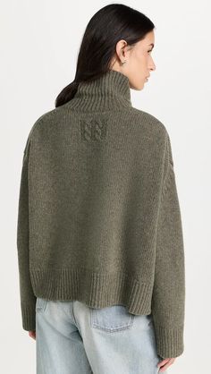 Nili Lotan Omaira Sweater | Shopbop Merino Wool High Neck Turtleneck With Ribbed Cuffs, Cozy Wool Turtleneck With Ribbed Cuffs, Wool Turtleneck With Funnel Neck, Cozy Cashmere Turtleneck With Ribbed Collar, Knitted Merino Wool Turtleneck, Winter Merino Wool Ribbed Turtleneck, Ribbed Merino Wool Funnel Neck Turtleneck, Ribbed Merino Wool Turtleneck For Winter, Ribbed Merino Wool Turtleneck With Funnel Neck