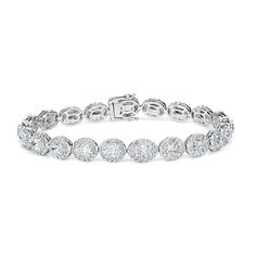 Gembleu-bracelets-J20746-WG-1 Luxury Diamond White Diamond Bracelet With Round Shape, Luxury Round Diamond Bracelet With Gemstones, Luxury White Gold Oval Diamond Bracelet, Gold Bra, White Gold Bracelet, Bracelet Style, Oval Cut Diamond, Metal Color, Diamond Gemstone