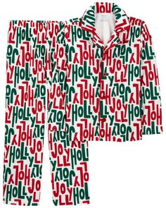 Crafted in cozy fleece with a festive Christmas design, these PJs are perfect for the holiday season. Festive Holiday Sleepwear, Festive Holiday Long Sleeve Sleepwear, Festive Long Sleeve Holiday Sleepwear, Winter Holiday Cotton Sleepwear, Festive Winter Cotton Sleepwear, Casual Holiday Festive Sleepwear, Cozy Long Sleeve Christmas Sleepwear, Christmas Long Sleeve Loungewear Sleepwear, Christmas Long Sleeve Sleepwear Loungewear