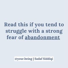 #Relationships #Insecure #Feelings #Trigger #Warning #Attachment #Being #Mental #Health #Wellness #NYC #Manhattan #SoHo #Therapy #Psychotherapy #Secure #Security #Anxiety #Stress #Calm #Breath #Avoidant #Autonomy #Help #Distance Sadaf Siddiqi Your Being Fear Of Abandonment