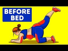 a woman in blue and red pants is doing a plank on her stomach with the words,