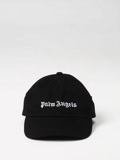 Hat PALM ANGELS Kids color Black Palm Angles Hat, Angels Hat, Angel Kids, Hat For Kids, Palm Angels, Black Hat, Kids Hats, Coloring For Kids, Black Color