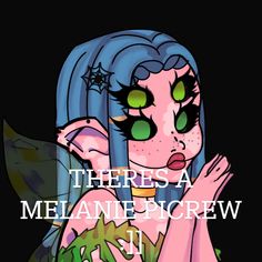 there is a melanie picrew with the words, there's a melanie picrew ii