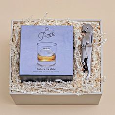 Shop our selection of Happy Hour - Curated Corporate Gift Box for the perfect office gift Happy Hour Gifts, Gift Ideas For Husband, Sphere Ice, Drinking Gift, Birthday Cheers, Corporate Gifting, Gift Inspo, Free Greeting Cards, Gifting Ideas