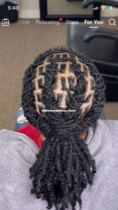 Loc Style Barrel Twist, Barrel Hairstyles Locs, Loc Hairstyles For Black Women Long, Small Barrel Twist Locs, Barrel Twist Into Ponytail, Locs Hairstyles Barrel Twist, Barrel Twists Locs Women, Loc Low Bun