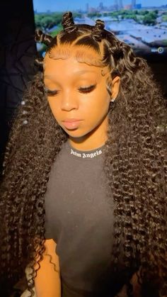 Wet And Wavy Wig Hairstyles, Hair Content, Hair Tea, Wavy Ponytail, Curling Hair With Wand, Cute Braided Hairstyles, Bantu Knots, Hair Idea