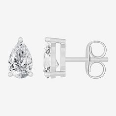 Features: Certified DiamondsDiamond Clarity: Si1-Si2Earring Back: FrictionSetting: ProngShape: PearStone Cut: PearDiamond Color: H-IMetal Color: WhiteEarring Length: 6.5mmEarring Width: 4.5mmRounded Carat Weight: 1 Ct. T.w.Care: Wipe CleanStone Type: 2 Lab Grown DiamondAuthenticity: Lab Grown DiamondBirthstone: April BirthstoneEarrings Style: Stud Earrings, Solitaire EarringsMetal: 14k White GoldCountry of Origin: Imported Gia Certified White Gold Teardrop Earrings, Gia Certified White Gold Pear-shaped Earrings, Gia Certified Pear Shaped White Gold Earrings, Gia Certified Pear-shaped White Gold Earrings, Pear-shaped Gia Certified White Gold Earrings, White Pear-shaped Vvs Clarity Earrings, White Pear Shaped Diamond Earrings With Prong Setting, White Pear-shaped Diamond Earrings With Prong Setting, Pear-shaped White Gold Diamond Earrings With Prong Setting