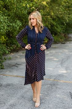 michelle dress Chic Striped Dresses For Day Out, Elegant Striped Belted Dress, Striped Belted Dress For Spring, Spring Striped Belted Dress, Chic Striped Belted Dress, Chic Fitted Dresses With Striped Hem, Chic Vertical Stripes Dress For Day Out, Striped Midi Dress For Party, Elegant Striped Dress For Date Night