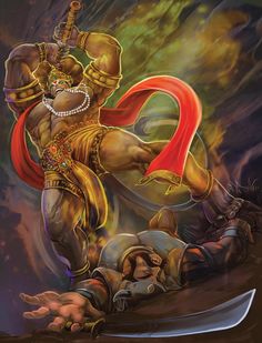 sampoorna hanuman Ramar And Hanuman, Bajrang Bali Angry, Hanuman New Images, Hanuman Angry, Sampoorna Hanuman, Angry Hanuman, Mahabali Hanuman, Krishna Mahadev, Bal Hanuman