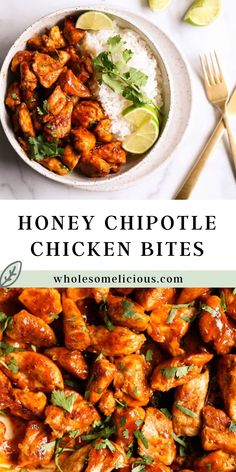 These Honey Chipotle Chicken Bites are the perfect balance of sweet, smoky, and tangy, thanks to a blend of spices, honey, and fresh lime juice. Made with real, wholesome ingredients like chicken breast, chipotle peppers in adobo, cilantro, and lime, this quick and easy one-pan dish comes together in just 20 minutes — perfect for busy weeknights!