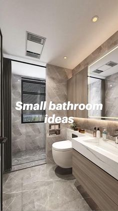 a modern bathroom with marble walls and flooring