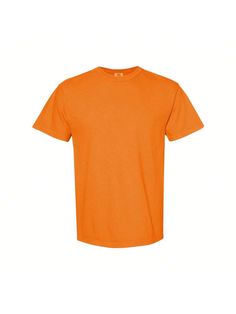 6.1 oz./yd (US), 10 oz/L yd (CA), 100% ring spun cotton, 20 singles. Garment-dyed soft ring spun fabric. Relaxed fit. Topstitched, classic width, rib collar. Twill taped neck and shoulders. Twill label.Garment-Dyed Heavyweight T-Shirt (Bright Orange) Orange    Fabric   Non-Stretch  Men Clothing, size features are:Bust: ,Length: ,Sleeve Length: Cheap Casual Orange T-shirt, Casual Orange Cotton T-shirt, Orange Cotton Pre-shrunk T-shirt, Cheap Stretch Orange T-shirt, Pre-shrunk Orange Cotton T-shirt, Orange Cotton T-shirt, Basic Orange Cotton T-shirt, Orange Stretch Cotton T-shirt, Cheap Orange Men's T-shirt