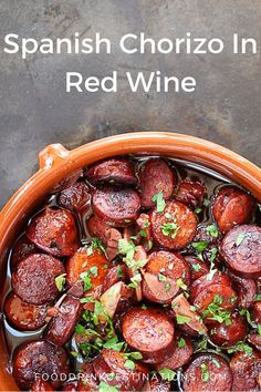 This chorizo al vino tinto recipe is a classic tapas recipe for Spanish chorizo in red wine. It’s common at tapas bars in Spain and easy to make at home with only 6 ingredients. I learned to make this dish when we lived in Spain and now make it when we do tapas nights. Tapas Chorizo Recipes, Red Wine Chorizo, Mediterranean Tapas Ideas, Chorizo Appetizers For Party, Spanish Chorizo Tapas, Spanish Tapas Party Appetizers, Keto Tapas Recipes, Chorizo In Red Wine, Red Wine Pairing Appetizers