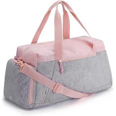 The Sports Duffle Bag Can Be Quickly Folded Into A Small Package (1/20 Of The Regular Size) And Does Not Take Up Space When Not In Use. Lightweight Material Will Not Add Extra Weight Burden To Tired Your After Exercise. Durable Tear-Resistant Fabric That Can Accompany You On Every Workout. Dimensions: 21.3”(L) X 11.4”(W) X 8.7”(H) . The Workout Bag Is Ideal For Everyday Use Before And After Training. The Roomy Main Compartment Provide Plenty Of Space For All Your Fitness Equipment. Outer Handy P Gray Gym Bag With Large Capacity, Sporty Travel Bag For School, Gray Large Capacity Gym Bag, Sporty Pink Duffle Bag For Sports, Large Capacity Gray Gym Bag For Sports, Gray Large Capacity Gym Bag For Sports, Rectangular Gray Gym Bag, Pink Large Capacity Duffle Bag For Sports, Pink Functional Travel Bag For Sports