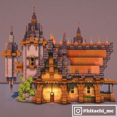 Minecraft Essential Builds, Minecraft Houses Starter Survival, Detailed Minecraft Houses, Minecraft Wizard Tower Interior, Minecraft Alchemy House, Brewing House Minecraft, Colourful Minecraft House, Hobit Houses Minecraft, Medevil Minecraft