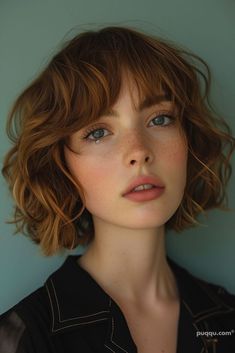 Jellyfish Bob Haircut, Italian Bob, Bob Bangs, Curly Cut, Curled Bob, Modern Bob, Short Layered, Short Layered Haircuts