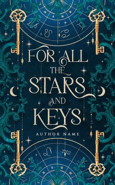 the cover to for all the stars and keys, with an image of a clock