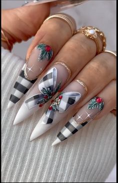 Do It Yourself Nails, New Years Eve Nails, Unghie Nail Art, Christmas Gel Nails, Christmas Nails Acrylic, Winter Nail Designs, Winter Nail, Xmas Nails