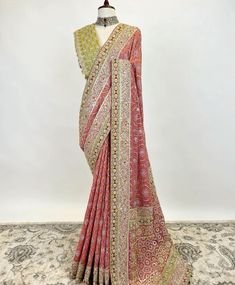 Desi Attire, Fancy Saree, Traditional Outfit, Simple Sarees