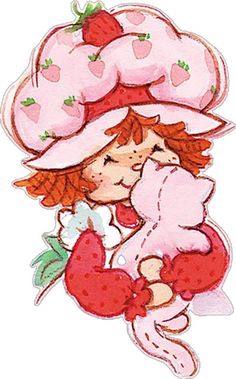 Strawberry Shortcake Drawing Aesthetic, Aesthetic Strawberry Drawing, Strawberry Shortcake Cartoon Drawing, Strawberry Shortcake Drawing, Strawberry Shortcake Art, Old Strawberry Shortcake Cartoon, Strawberry Shortcake Characters Vintage, Strawberry Shortcake Original Cartoon