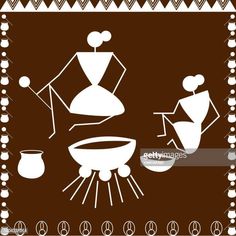 an image of some food being cooked on the grill with utensils and spoons