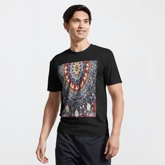 Get my art printed on awesome products. Support me at Redbubble #RBandME: https://www.redbubble.com/i/t-shirt/Ethnic-abstract-artwork-Trendy-decor-Mandala-Handmade-art-01224-by-ArtBrushDesign/117297649.UGYPM?asc=u The World Tarot Card, Everything Everywhere All At Once, Googly Eyes, Vintage Paris, Handmade Oil, Fabric Collars